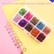 Mayboos 300 Pieces Safety Bulb Pins,10 Colors Calabash Crochet Stitch Markers, Metal Safety Pins for Knitting and DIY Project with Storage Box